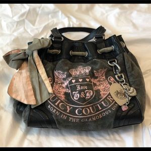 Juicy Couture Day Dreamed Handbag - gray*pink